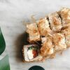 Ролл с лососем и огурцом в бонито в Da Sushi по цене 19