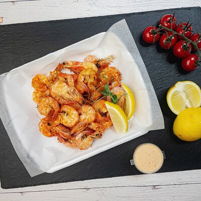 Жареные королевские креветки в РАКОВАРЪ по цене 990 ₽