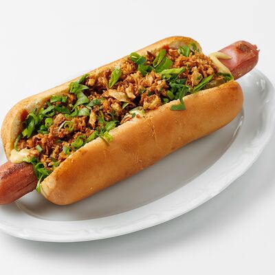 Хот-дог с говядиной в УРМАН кафе по цене 395 ₽