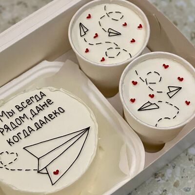 Бенто торт и 2 cake to go | торт в стакане | трайфлы | мы всегда рядом, даже когда далеко в Elian Сhocolate по цене 3450 ₽