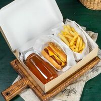 №4. Чикен Чиз и Картофель фри и Компот в Кафе-бар Kitchen
