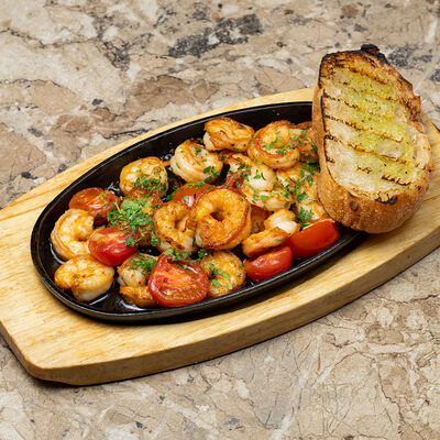 Тигровые креветки на сковородке в Чизерия Восточный по цене 1400 ₽