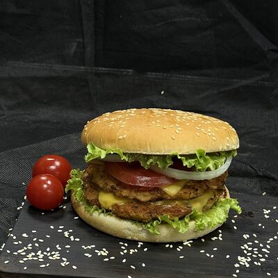 Дабл ван бургер в Много пиццы по цене 513 ₽