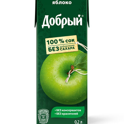 Сок Добрый Яблочный в MC Doner по цене 2 р.