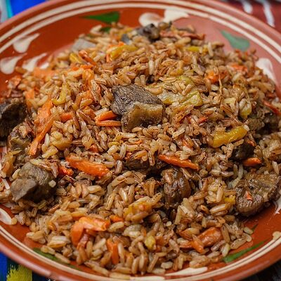 Фирменный плов в Пицца & роллы по цене 480 ₽