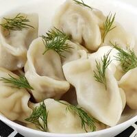 Пельмени с курицей в Пончик