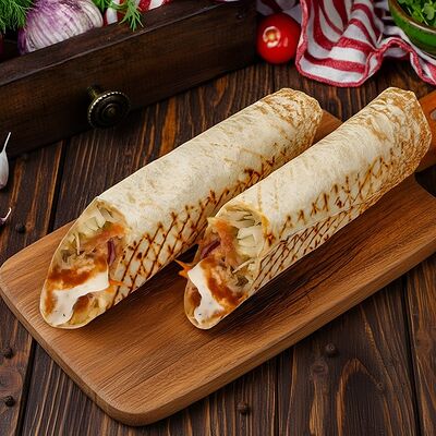 Шаурма с фалафелемв Много мяса по цене 460 ₽