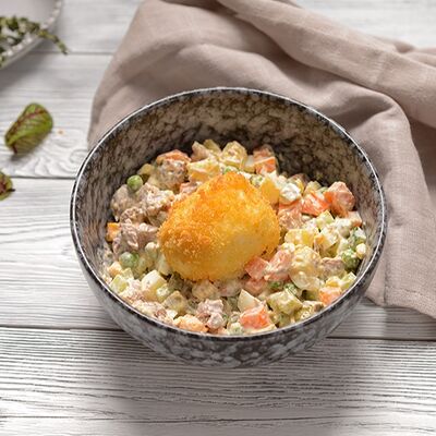 Оливье с говядиной в Станция сады по цене 539 ₽