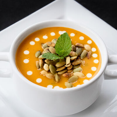 Суп тыквенный на кокосовых сливках в Ботаника по цене 560 ₽