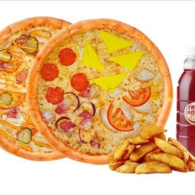 Пицца-сет в Три соуса по цене 1799 ₽