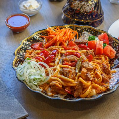 Лагман жареный в Учкудук по цене 585 ₽