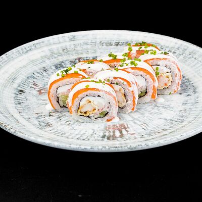 Лосось, тигровая креветка и трюфельный соус в Устрицы & танцы по цене 1120 ₽