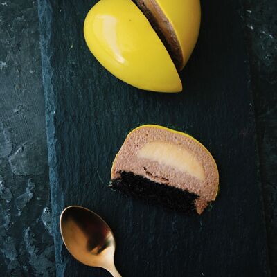 Пирожное Манго-Молочный шоколад в Tortterry по цене 180