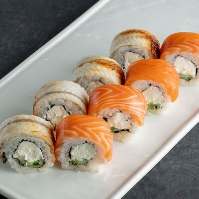 Ролл Двойной вкус в CRAZY SUSHI по цене 645 ₽