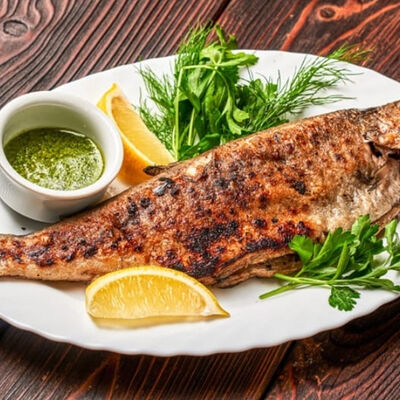 Рыба Сибас в РОХАТ ФЮЖНЬ по цене 560 ₽