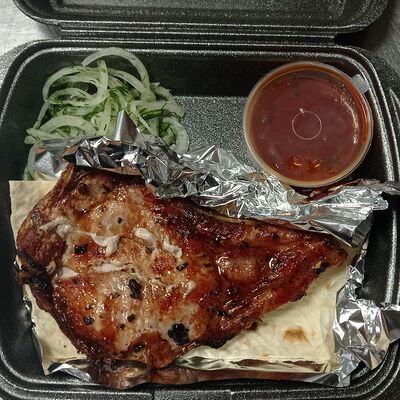 Шашлык из свиной корейки в Жан Клод Мангал по цене 680 ₽