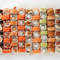 Логотип Here sushi