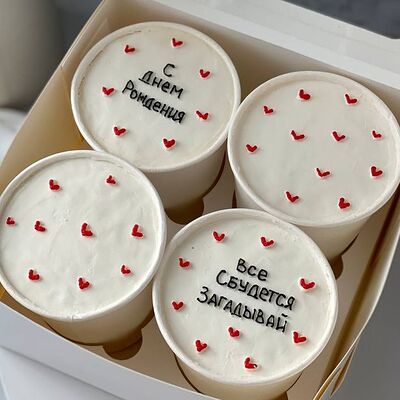 Торт в стакане | cake to go | трайфлы | всё сбудется, загадывай в Elian Сhocolate по цене 2400 ₽