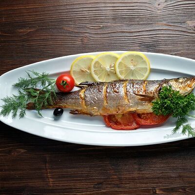 Сибас запечённый в Парк-отель Усадьба по цене 1117 ₽