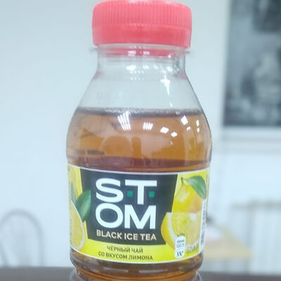 Чёрный чай STOM со вкусом лимона в Шашлык у Черного Льва по цене 100 ₽