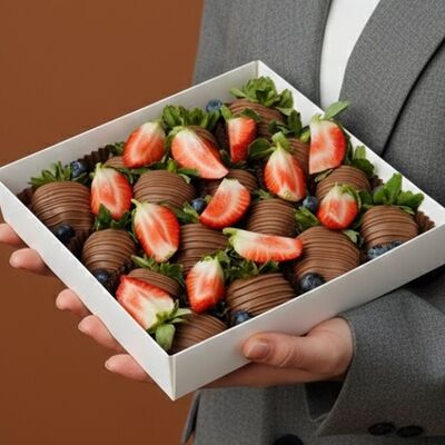 Клубника в шоколаде Soft (16-20 шт) в Luna-Клубника в шоколаде по цене 3990 ₽