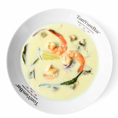 Том Кха с королевскими креветками в TomYumBar по цене 718