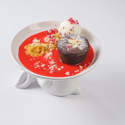 Шоколадный фондан в Фабрика по цене 730 ₽