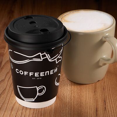 Малиновый капучино в COFFEEПЕЙ по цене 300 ₽