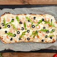 Креветки и маслины в PIZZALINI