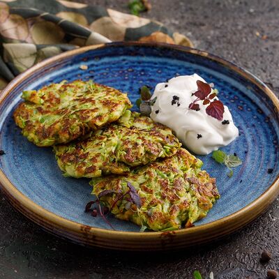 Оладьи из кабачков в Баклажан в ТЦ 
