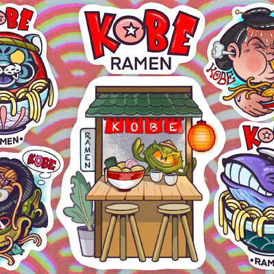 Стикер пэк в KOBE ramen по цене 600 ₽
