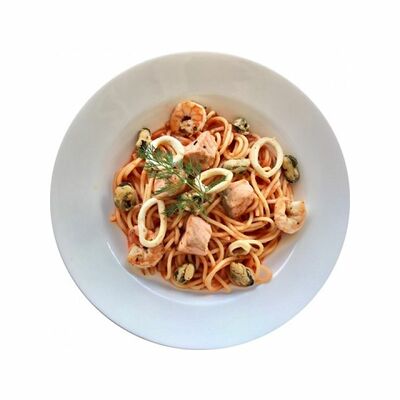 Спагетти Дары моря в Икура Экспресс по цене 690 ₽