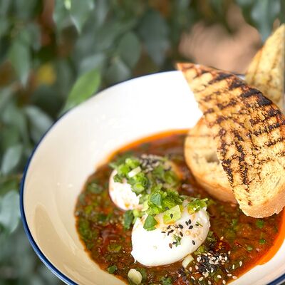 Яйца по-турецки в Pellegrino по цене 395 ₽