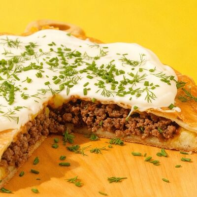 Чебурек-Пирог с Мраморной Говядиной в Чебурекми по цене 950 ₽