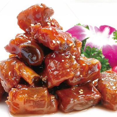 17. Свиные рёбрышки в кисло-сладком соусе в Malatan Gong Qilin Tea по цене 1176 ₽