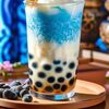 Синий Чай Анчан в Black Pug Bubble Tea по цене 570