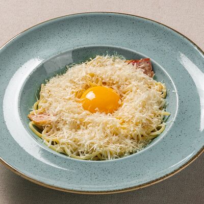 Спагетти Карбонара в Ресторан Европа по цене 480 ₽