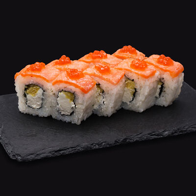 Филадельфия опалённая с апельсином (агр) в Miyagi sushi по цене 552 ₽