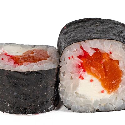 Ролл с лососем и сливочным сыром в Sushi Kitchen по цене 400 ₽