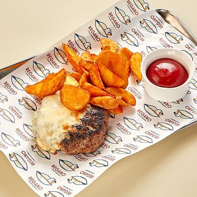 Котлета из говядины с моцареллой в Регано по цене 860 ₽