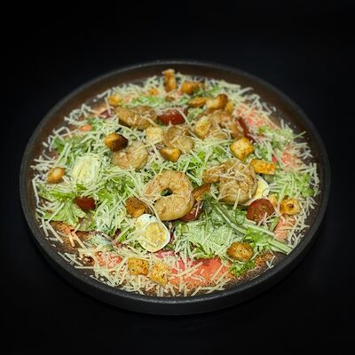 Цезарь с креветками в Перец по цене 750 ₽