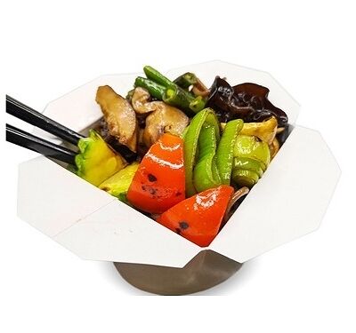 Соба с овощами, грибами Шиитаки, Муэр в соевом соусе в Мега вкусно по цене 515 ₽