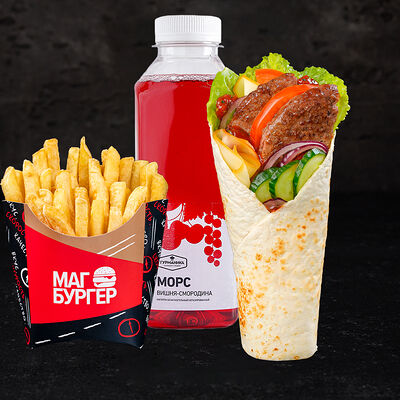 Комбо Дачный ролл и морс в Магбургер & Братья Караваевы по цене 455