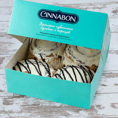 Синнапак 4 булочки ассорти в Cinnabon по цене 1350 ₽