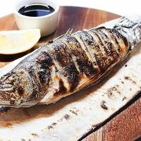 Сибас на мангале в Добрый Грузин