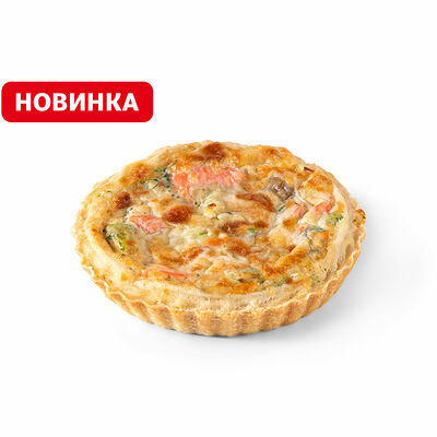 Киш с лососем и брокколи в Макдоналдс по цене 140 ₽