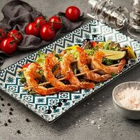 Креветки в азиатском стиле в БарБошко Вареничная