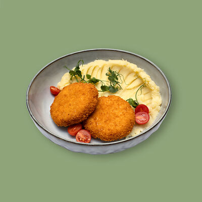 Куриные котлетки с пюре в Додома по цене 535 ₽