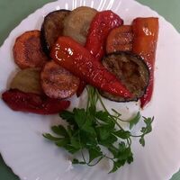 Овощи на гриле в Кафе Времена