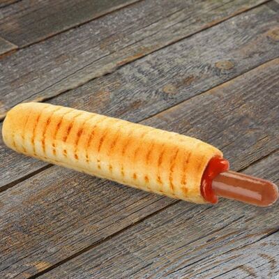 Французский хот-дог с сосиской три перца сырв ОблаКафе по цене 299 ₽